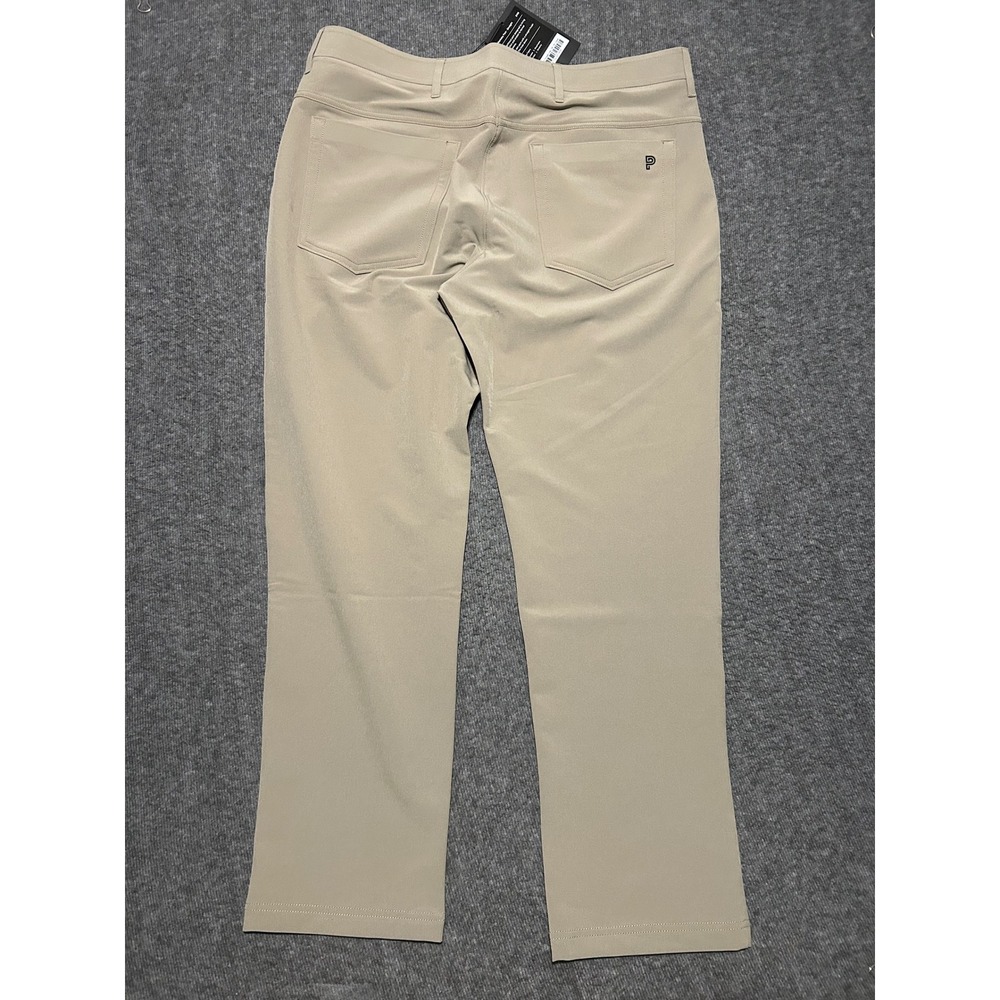 Public rec workday pant straight leg sand mens new work fit 36X29 (tag 34X30) - Picture 3 of 9
